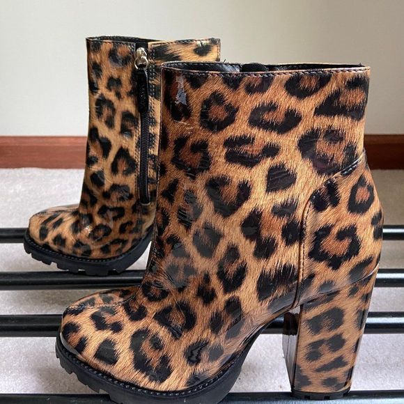 SCHUTZ Women Nandy Patent Leather Platform Boots NEW NWOB - Picture 3 of 8